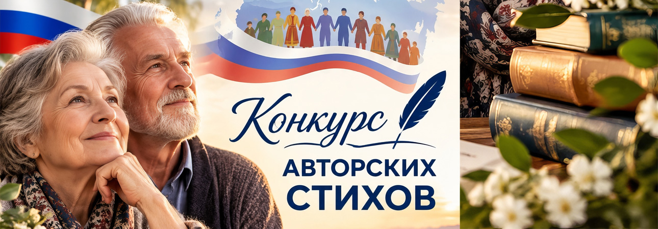 📜 Конкурс авторских стихов для тех, чей возраст — это мудрость, а слово — это сила!